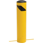 Steel Bollard for Underground Installation by Global Industrial – 48"L x 5.5"W x 24"H, Steel, Yellow, Model 652898G