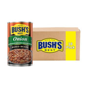 Bush's Best Onion / 28 Ounce (Pack of 18) / 18 Baked Beans