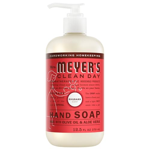 Mrs. MEYER'S Rhubarb / 12.5 Fl Oz (Pack of 1) / 1 Hand Wash