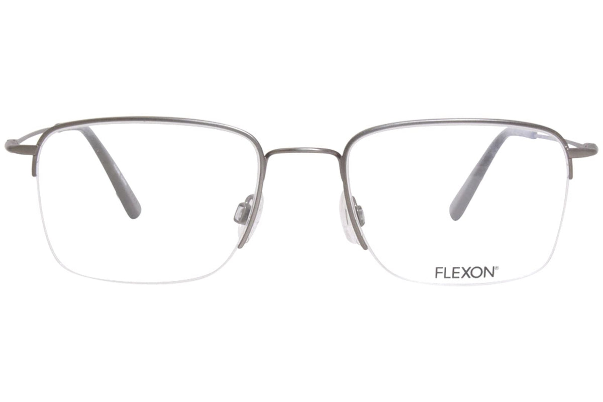Eyeglasses H 6041 033 Gunmetal by Flexon – Lens-52 Bridge-20 Temple-140, Metal, Gunmetal/Grey, Model H6041