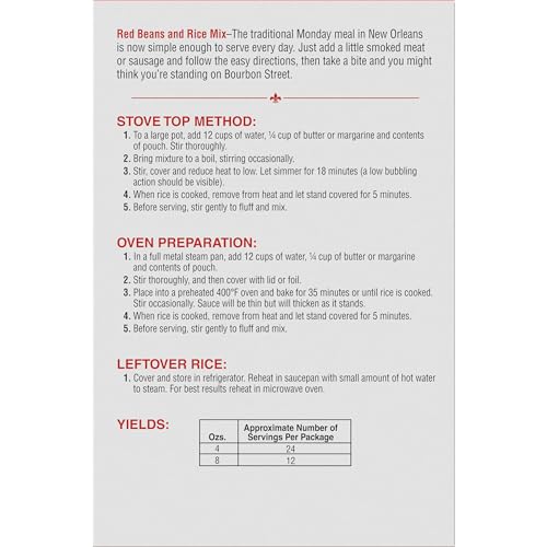 Zatarain's Red Beans and Rice / 30 Ounce (Pack of 1) / Red Beans & Rice Seasoned Rice