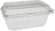 PACTIV RPET Hinged Clamshell Berry Container, Clear, 1 lb. | 360/Case
