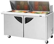 Turbo Air 2-Door Sandwich Salad Prep Table 19-CU.ft. TST-60SD-24-N