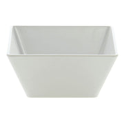 Square Serving Bowl White Melamine Bowl 9 1/2" L x 9 1/2" W x 4" H by HUBERT – 9.5" L x 9.5"W x 4"H, Melamine, White, Model H0106-WHITE