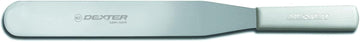 Sani-Safe S284-12 12" White Bakers Spatula with Polypropylene Handle