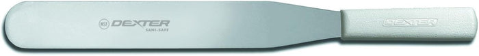 Sani-Safe S284-12 12" White Bakers Spatula with Polypropylene Handle