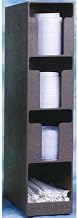 Vollrath Vertical 3 Pocket Lid and Straw Holder - 1 each.