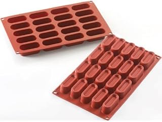 Silikomart Professional SF179 Silicone Mold, Inset Oval