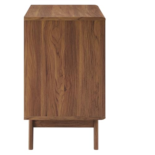 Modway Walnut / 31.5 inches x 18 inches x 31 inches / Mid-Century Modern Litter Box Enclosures