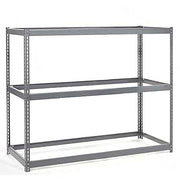 Wide Span Rack 48Wx36Dx96H by Global Industrial – 3, Alloy Steel, Grey, Model 716672