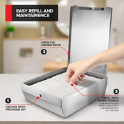 Stock Your Home 4 / Silver Paper Towel Holders