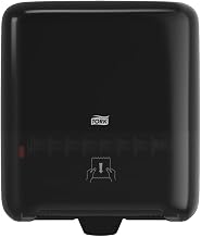 Tork Matic Paper Towel Dispenser H1, Elevation Design, 5510282 | One-at-a-Time dispensing, Refill Level Indicator, Black