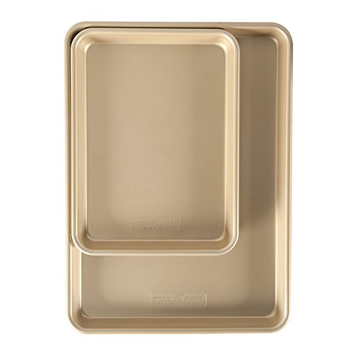 Nordic Ware Half and Quarter Sheet / Pack of 2 / Aluminum Baking & Cookie Sheets