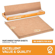 Stock Your Home 10.7”x13.75” / Kraft Brown / 150 Parchment
