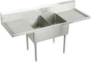 Elkay SS8248LOF4 Commercial Sink, Lustrous Satin Finish