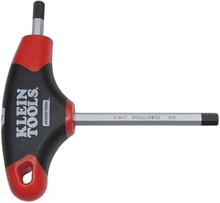 KLEIN TOOLS JTH4E14 5/16-Inch Hex Key with Journeyman T-Handle, 4-Inch