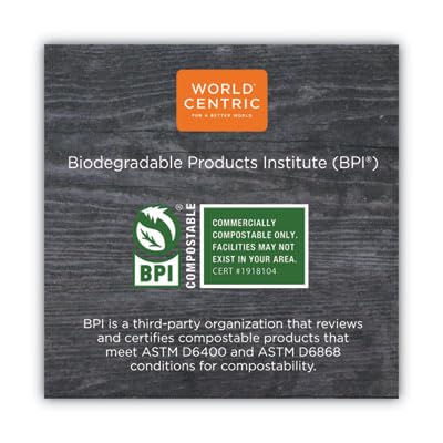 World Centric FO-PS-I TPLA 6.3" Forks – Individually Wrapped (Pack of 750)