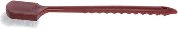 Carlisle White Teflon High Temperature Clean-Up Brush with Red Handle - 20"L