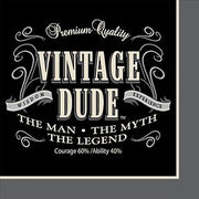 Creative Converting Vintage Dude Beverage Napkins (192-Count)
