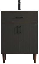 Elegant Kitchen and Bath Chandler 24" Single Bathroom Vanity in Mocha Brown