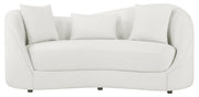 Contemporary Sofa & Loveseat Set in Cloud Gray Fabric by Best Quality Furniture – Fabric, Grey, Model S71-SL