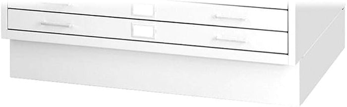 Safco Products 4999WHR Steel Flat File Closed Base for 5-Drawer 4998 Flat File (Sold Separately), White