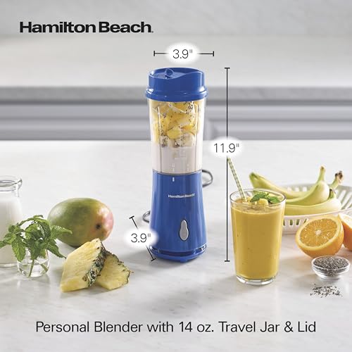 Hamilton Beach Blue / 14 Ounce / Modern Personal Size Blenders