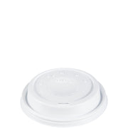 DART 16EL White Cappuccino Plastic Lid Fit For Hot/Cold Foam Cup by SOLO – 16 oz, 24.0 fluid_ounces, Plastic, WHITE, Pack of 1000