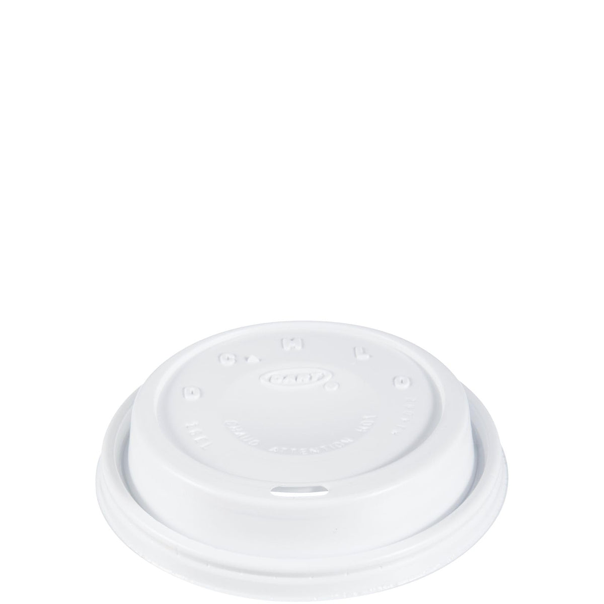 DART 16EL White Cappuccino Plastic Lid Fit For Hot/Cold Foam Cup by SOLO – 16 oz, 24.0 fluid_ounces, Plastic, WHITE, Pack of 1000