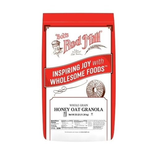 Bob's Red Mill Honey Oat Granola / 25 pounds / 1 Breakfast Foods