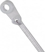 Thomas & Betts TY34M Cable Tie, Nylon, #8 Mounting Hole, 40 lb, 6", Natural
