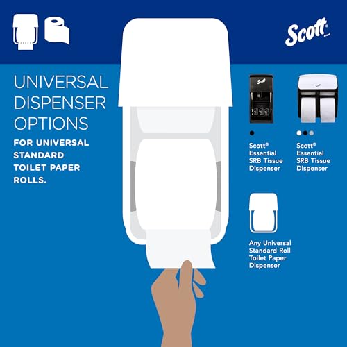 Scott Professional White / 550 Sheet (Pack of 40) / 40 Rolls Paper & Plastic