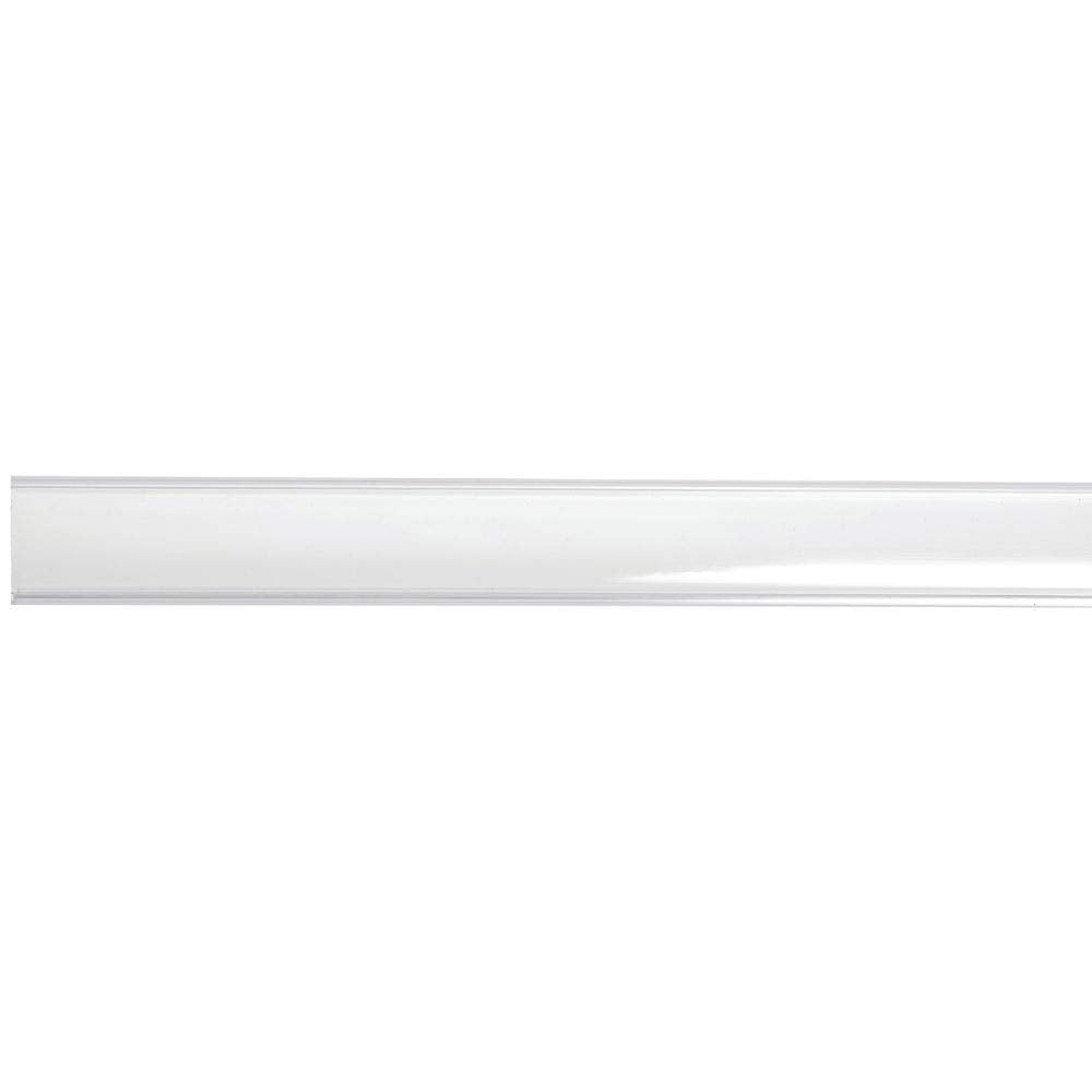 Kost Klip Clear Open Face C-Channel Data Strip for Wire Shelving - 47 5/8" L x 1 1/4" H by HUBERT – Clear, Model 109062
