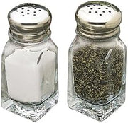 Tablecraft Salt and Pepper Shaker, Square, 2-Ounce