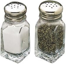 Tablecraft Salt and Pepper Shaker, Square, 2-Ounce