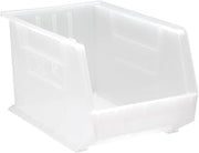 QUANTUM STORAGE SYSTEMS K-QUS260CL-2 2-Pack Ultra-Stack and Hang Bins, 18 inch x 11 inch x 10 inch, Clear