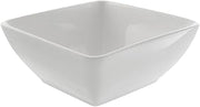 10 Strawberry Street Whittier 7"/24 Oz Square Bowl, Set of 4, White