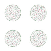 10 Strawberry Street Winter Sprigs / 6" / 1 Appetizer Plates