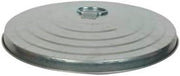 Witt Industries WCD32L Galvanized Steel Light Duty Waste Lid, Round, 21-1/2" Diameter x 4" Height