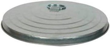 Witt Industries WCD32L Galvanized Steel Light Duty Waste Lid, Round, 21-1/2" Diameter x 4" Height
