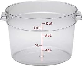 Cambro RFSCW12, 12 qt Polycarbonate Food Storage Container - Camwear Round (78594)