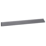 Wire Shelf Post Pack - 34" H by HUBERT – 34" H x 5" W x 1" D, Alloy Steel, Flint, Pack of 4, Model P34F