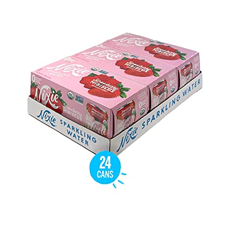 Nixie Strawberry Hibiscus / 36 Fl Oz (Pack of 8) / 1 Carbonated Water