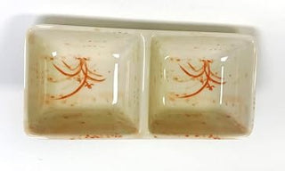 Yanco OR-4031 Orchis Two Divided Sauce Dish