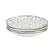 10 Strawberry Street Winter Sprigs / 6" / 1 Appetizer Plates