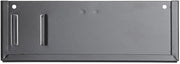 HUBERT Black Metal Sign Holder with 1" Deep Bracket – Fits 7" x 2.5" Signs