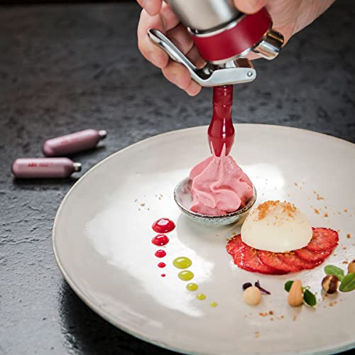 iSi North America Six - 1 Quart / Red / 32.0 fluid_ounces Cream Chargers & Whippers