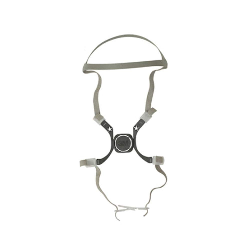 Head Harness Assembly For 3M 6000 Series Half F – 1 Count (Pack of 1), Acrylonitrile Butadiene Styrene, Gray, Model 6281
