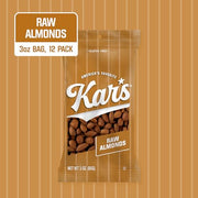 Kar's Raw Almonds / 3 Ounce (Pack of 12) / 1 Almonds