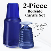 American Atelier Navy / 11" H x 4" L x 4" W / Casual Carafes